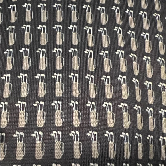 PGA Tour Navy and White Patterned Polo - Picture 3 of 3